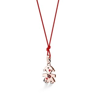 Le Bebe' - Ciondolo Bimba - Oro Rosa - Spinello