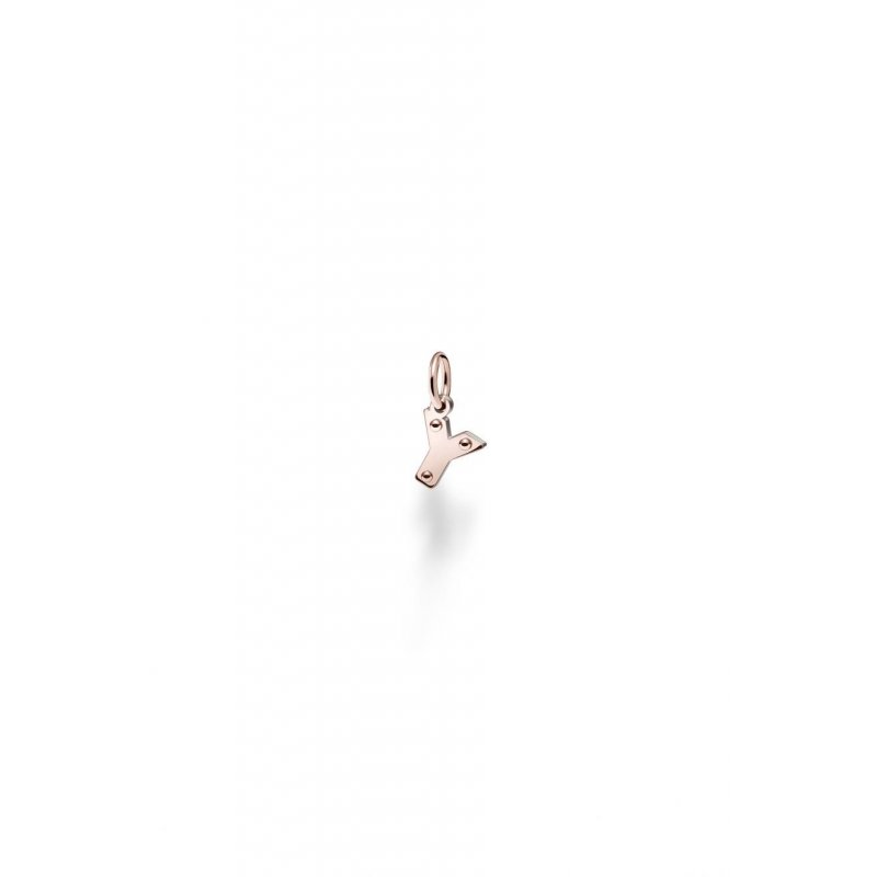 Le Bebe' - Charm Lettera Y - Oro Rosa