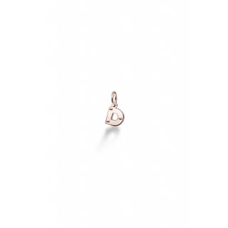 Le Bebe' - Charm Lettera D - Oro Rosa