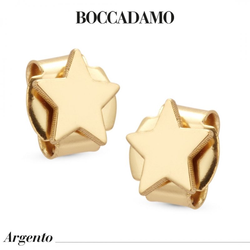 Boccadamo - Orecchini Stella - Oro Giallo - Argento 925