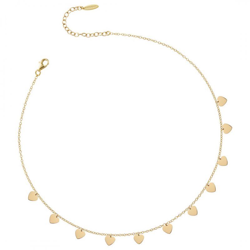 Boccadamo - Collana Con Cuori - Argento 925