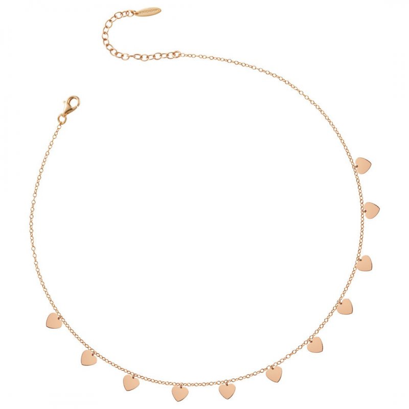 Boccadamo - Collana Con Cuori - Argento 925