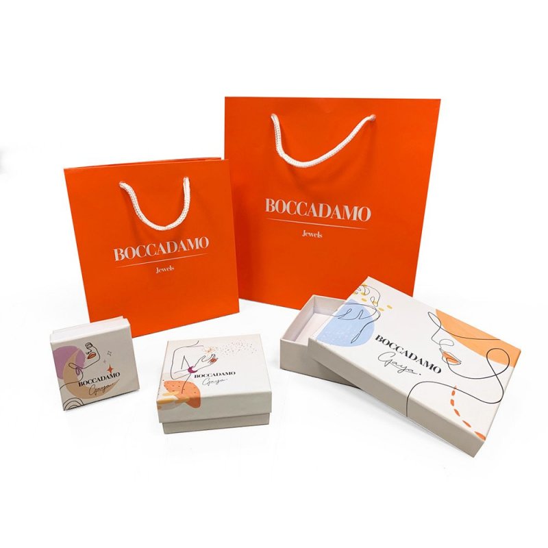 Boccadamo - Collana Con Cuori - Argento 925