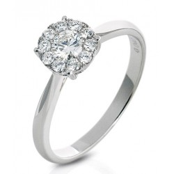 Donna Oro - Anello Venere - Oro Bianco - Diamanti