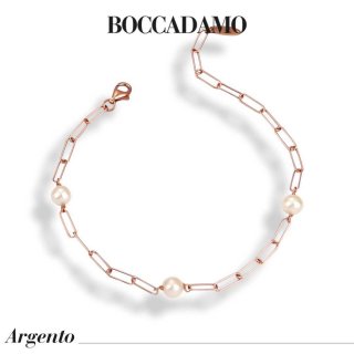 Boccadamo - Bracciale Gaya - Argento - Oro Rosa