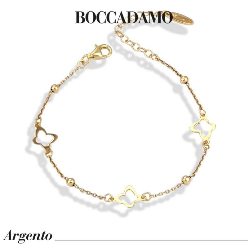 Boccadamo - Bracciale Gaya - Argento - Oro Giallo