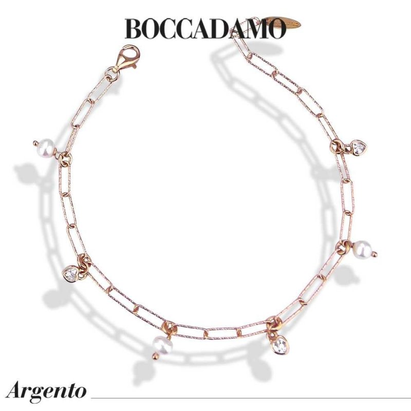 Boccadamo - Bracciale Gaya - Argento - Oro Rosa
