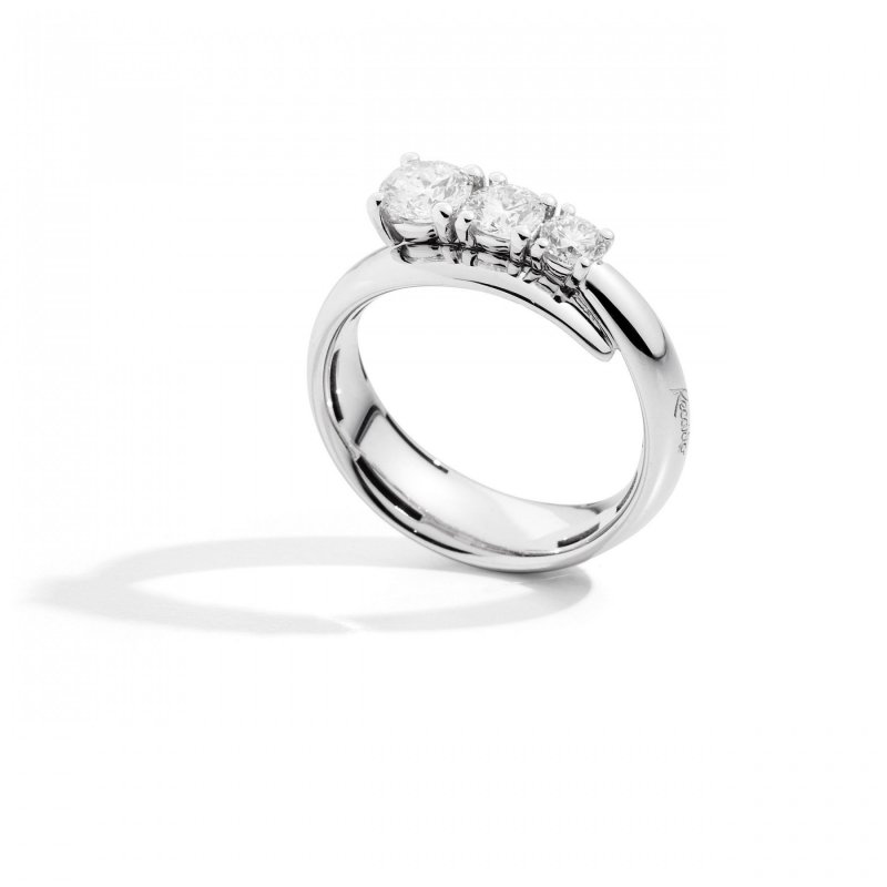 Anello Tre Pietre