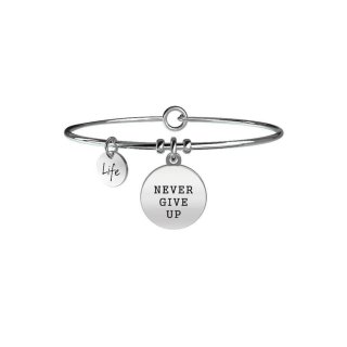 Kidult - Bracciale Never Give Up - Donna - Acciaio