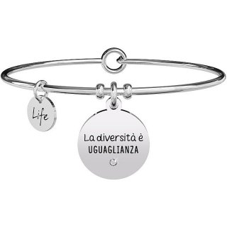 Kidult - Bracciale Diversità | Uguaglianza - Acciaio - Philosophy