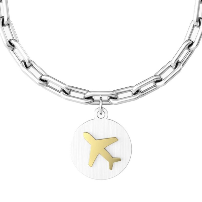 Kidult - Bracciale Aereo - Acciaio - Free Time