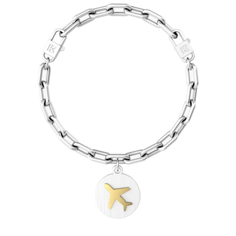 Kidult - Bracciale Aereo - Acciaio - Free Time