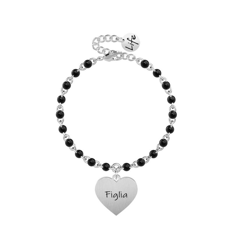 Kidult - Bracciale Cuore - Acciaio - Family