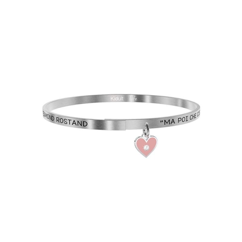 Kidult - Bracciale Bacio | E. Rostand - Acciaio - Love