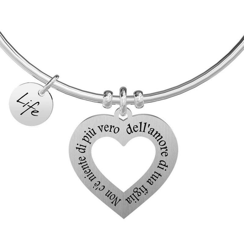 Kidult - Set Bracciali Mamma-Figlia - Acciaio - Family