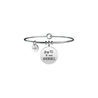 Kidult - Bracciale Say Yes To New Adventures - Acciaio - Free Time