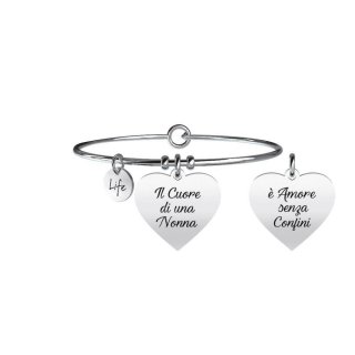 Bracciale Kidult in Acciaio Cuore | Nonna – Family – 731368