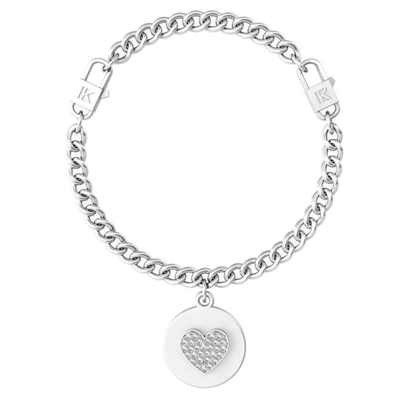 Kidult - Bracciale Kidult In Acciaio - Cuore - Amore Senza Confini