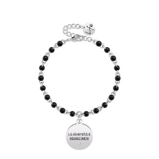 Kidult - Bracciale Diversità | Uguaglianza - Acciaio - Philosophy