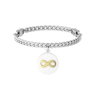 Kidult - Bracciale Infinito | Love Life - Symbols - Acciaio