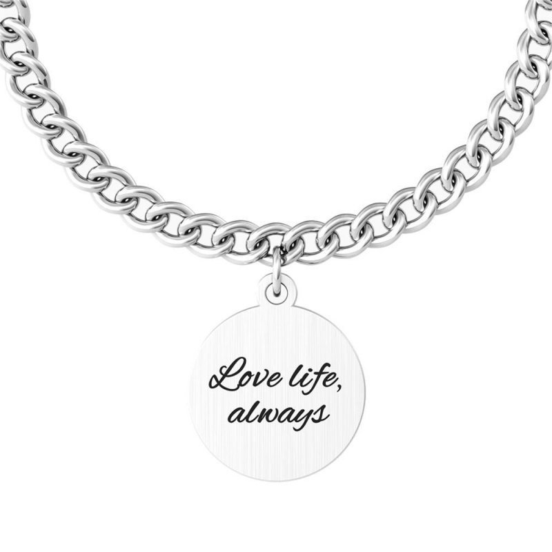 Kidult - Bracciale Infinito | Love Life - Symbols - Acciaio