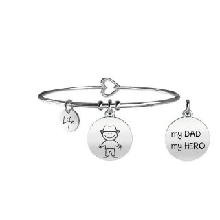 Kidult - Bracciale Dad | Hero - Acciaio - Family