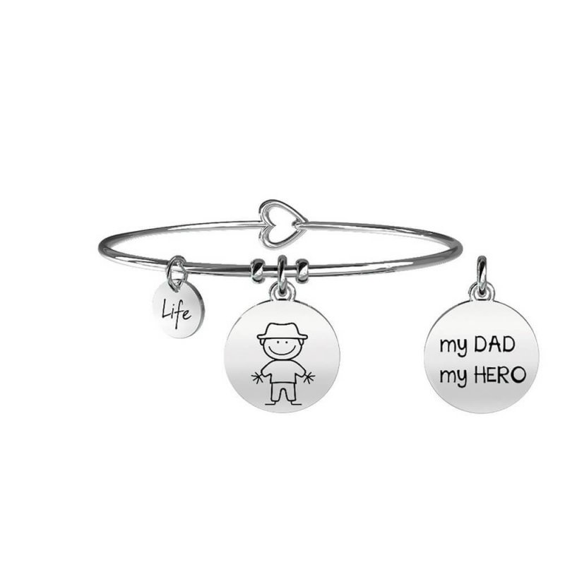 Kidult - Bracciale Dad | Hero - Acciaio - Family