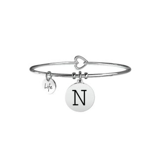 Kidult - Bracciale Iniziale N - Acciaio - Symbols