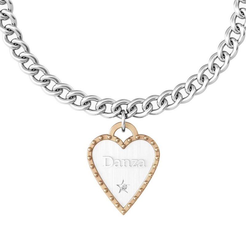 Kidult - Bracciale Cuore | Danza - Acciaio - Free Time