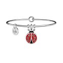 Kidult - Bracciale Coccinella - Acciaio - Animal Planet