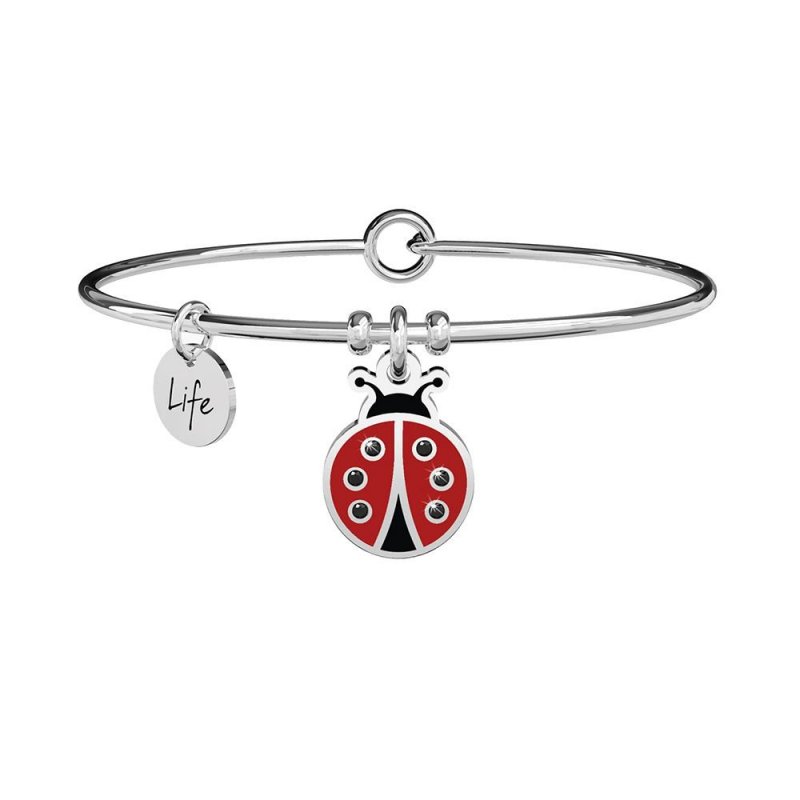 Kidult - Bracciale Coccinella - Acciaio - Animal Planet