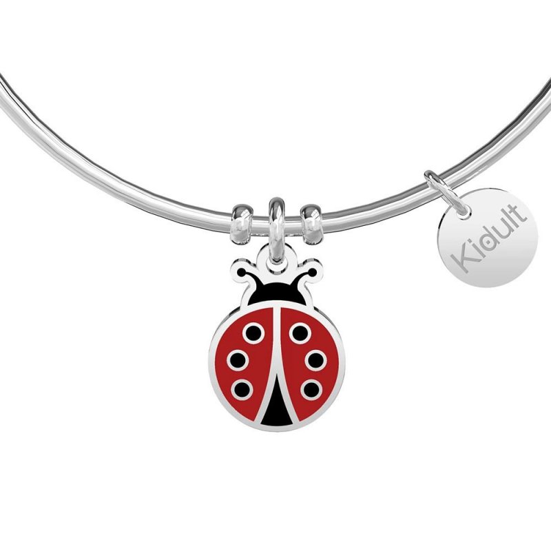 Kidult - Bracciale Coccinella - Acciaio - Animal Planet
