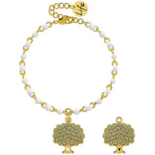 Kidult - Bracciale Albero | Amore - Acciaio - Nature