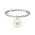 Kidult - Bracciale Cuore | Mamma - Acciaio - Family