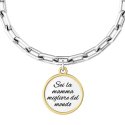 Kidult - Bracciale Cuore | Mamma - Acciaio - Family