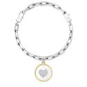 Kidult - Bracciale Cuore | Mamma - Acciaio - Family