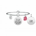 Kidult - Bracciale It’S True I’M Here… - Acciaio - Frida Kahlo