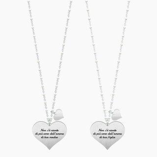 Kidult - Set Collane Mamma-Figlia - Acciaio - Smalti