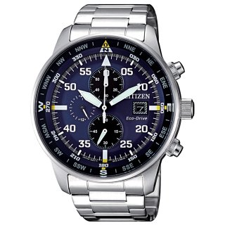 Citizen - Aviator Crono - Uomo - Acciaio
