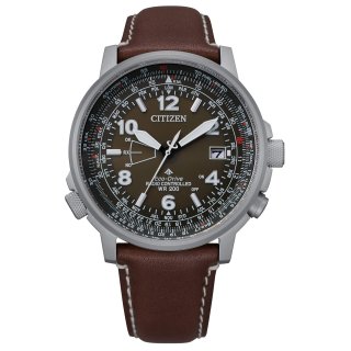 Citizen - Orologio Pilot Acciaio - Uomo - Pelle