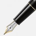 Montblanc - Stilografica Meisterstück - Nero - Oro