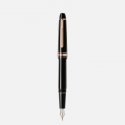 Montblanc - Stilografica Meisterstück - Nero - Oro Rosa