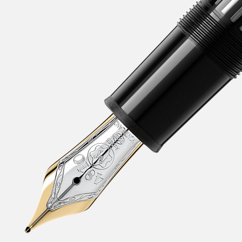 Montblanc - Stilografica Meisterstück - Nero - Resina