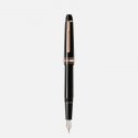 Montblanc - Stilografica Meisterstück - Nero - Oro Rosa