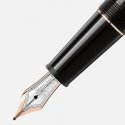 Montblanc - Stilografica Meisterstück - Nero - Oro Rosa