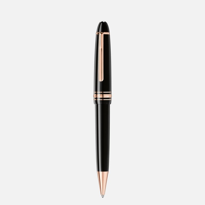 Montblanc - Penna Meisterstück - Oro Rosa - Nero
