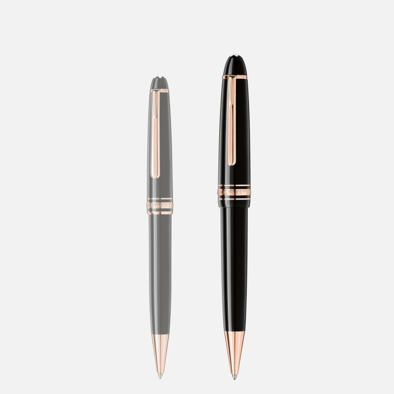 Montblanc - Penna Meisterstück - Oro Rosa - Nero