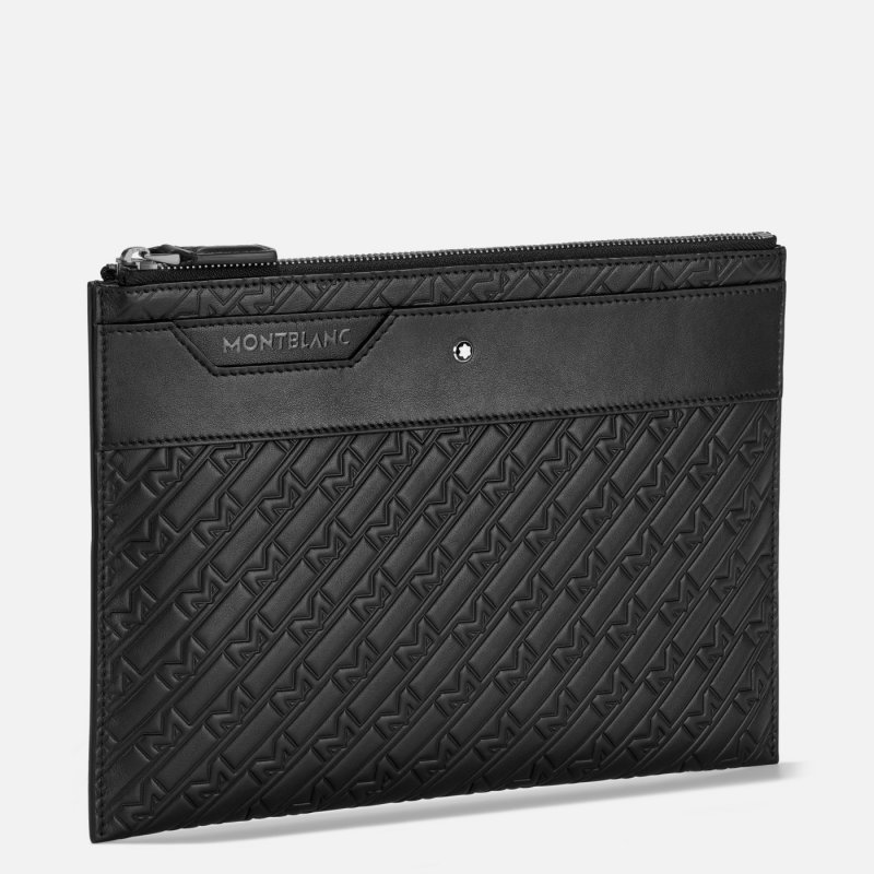 Montblanc - Astuccio Medio M_Gram 4810 - Nero - Vacchetta