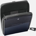Montblanc - Borsa A Busta Mini - Pelle Blu - Elegante