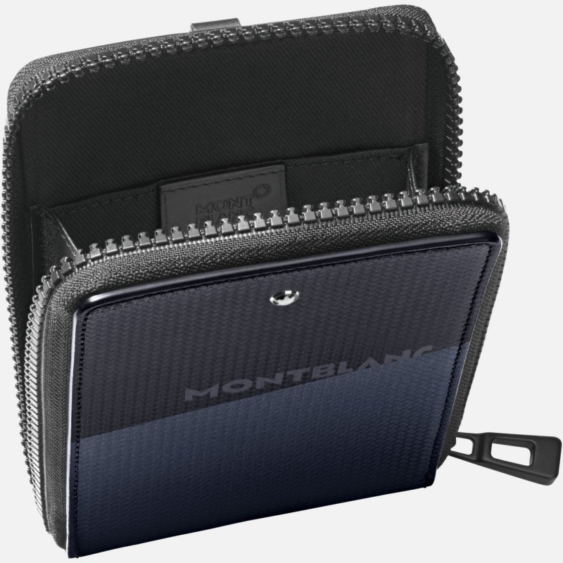 Montblanc - Borsa A Busta Mini - Pelle Blu - Elegante